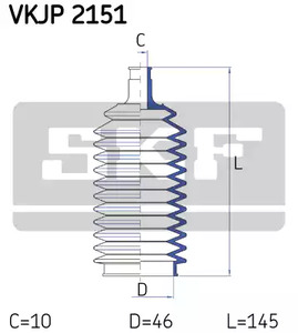 Фото VKJP2151 Комплект пыльника SKF {forloop.counter}}